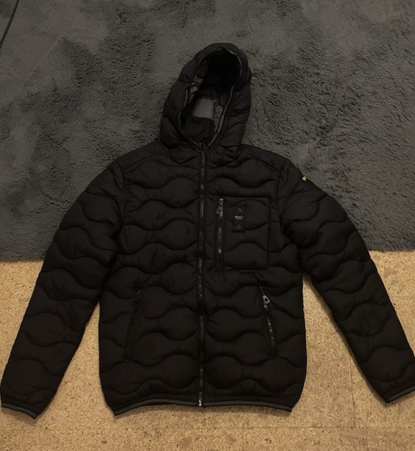 Blauer herren daunenjacke - herren,