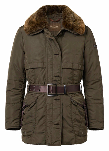 Peuterey damen parka - damen, olivgrün