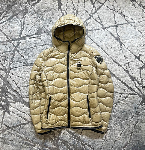 Blauer herren daunenjacke - herren,