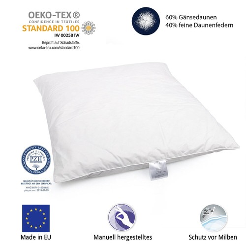 Daunenkissen luxe kopfkissen - daunenkissen,