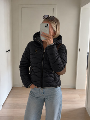 Blauer usa damen steppjacke - blauer,