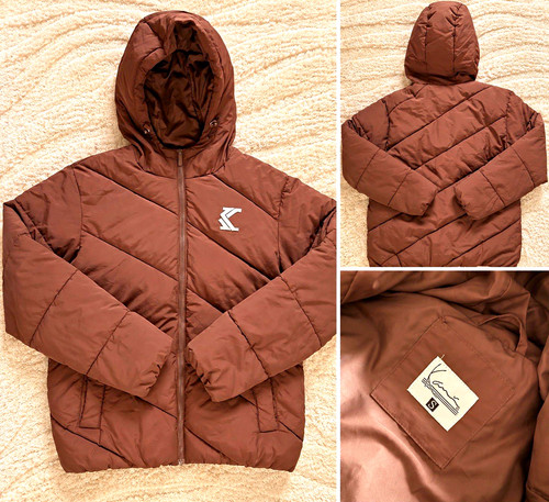 Damen daunenjacke braun - damen, gr.