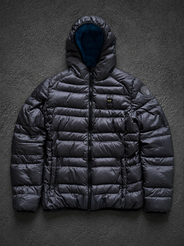 Blauer usa steppjacke - steppjacke, mit