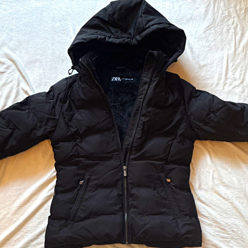 Zara damen daunenjacke - zara, schwarz